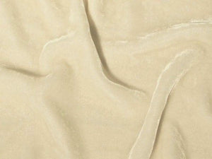 Plush Silk Velvet 44" Wide DARK IVORY