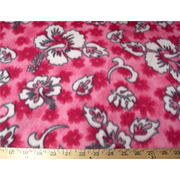 Hibiscus Hot Pink Fleece 58