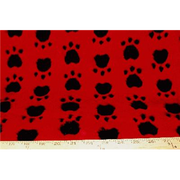 Red Paws Minky Fur