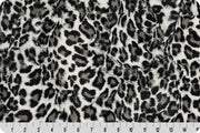 Soft Cuddle Fur LEOPARD WHITE SF-35