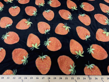 Anti Pill Strawberry Fleece A23