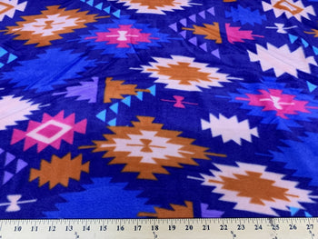 Anti Pill Santa Fe Purple Fleece A24