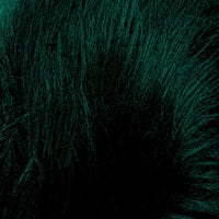 Long Pile Alpine Fur BLACK 3-4 Inch Pile