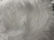 Long Pile Alpine Fur WHITE 3-4 Inch Pile