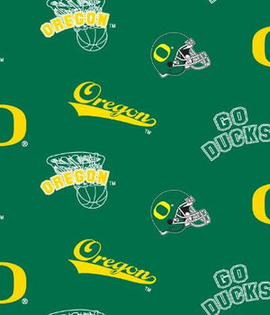 Premium Anti-Pill Oregon University Fleece B144 "LAST PIECE MEASURES 1 YARD 27 INCHES"