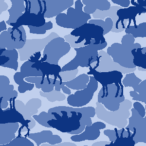 Anti Pill Camo Animals Fleece B254