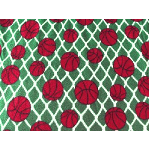Basketballs Green Fleece