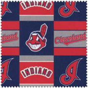 Anti-Pill Cleveland Indians Fleece B417 "LAST PIECE MEASURES 1 YARD 11 INCHES"