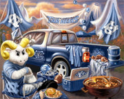 Premium Anti-Pill North Carolina Tailgate Panel Fleece B477