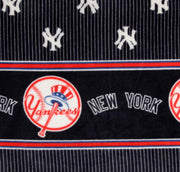 Premium Anti-Pill New York Yankees Double Border Fleece B58 "LAST PIECE MEASURES 1 YARD 22 INCHES"