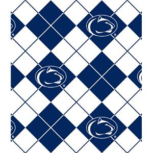 Anti-Pill Penn State Argyle Fleece B655