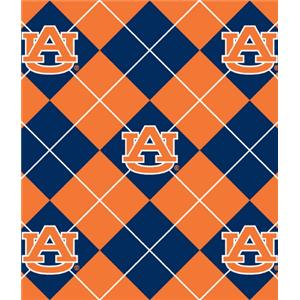 Premium Anti-Pill Auburn Argyle Fleece B640 "LAST PIECE MEASURES 34 INCHES"