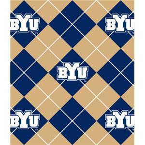 Premium Anti-Pill BYU Argyle Fleece B649