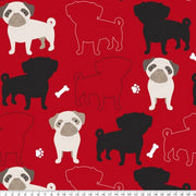 Premium Anti-Pill Oh My Pugness Fleece B973