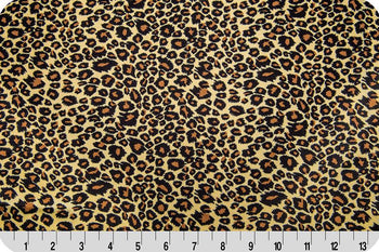 Cheetah Charmeuse Satin TAN BROWN SP-27