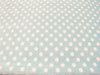 Polka Dot Cuddle Fur BABY BLUE "LAST PIECE MEASURES 33 INCHES"