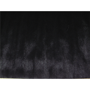 Misc Long Pile Minky Fur Solids BLACK PELTED