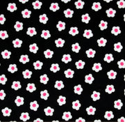 Misc Minky Cuddle Prints BLACK FLOWER