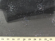 Sparkle Glitter Organza BLACK