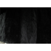 Long Pile Shaggy Fur BLACK