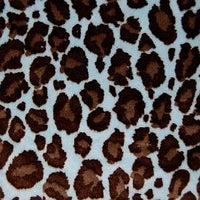 Jaguar Minky Cuddle Fur BROWN BLUE