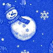 Premium Anti-Pill Snowman Royal Fleece C189 “Last piece measures 1 yard 30 inches”