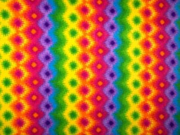 Anti-Pill Rainbow Stripes Fleece C63