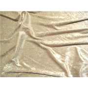 Crushed Panne Velour Velvet Champagne Passes NFTA-701 and Small Scale 19 Flammability Tests