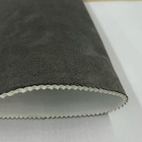 Foam Backed Upholstery Micro Suede CHARCOAL