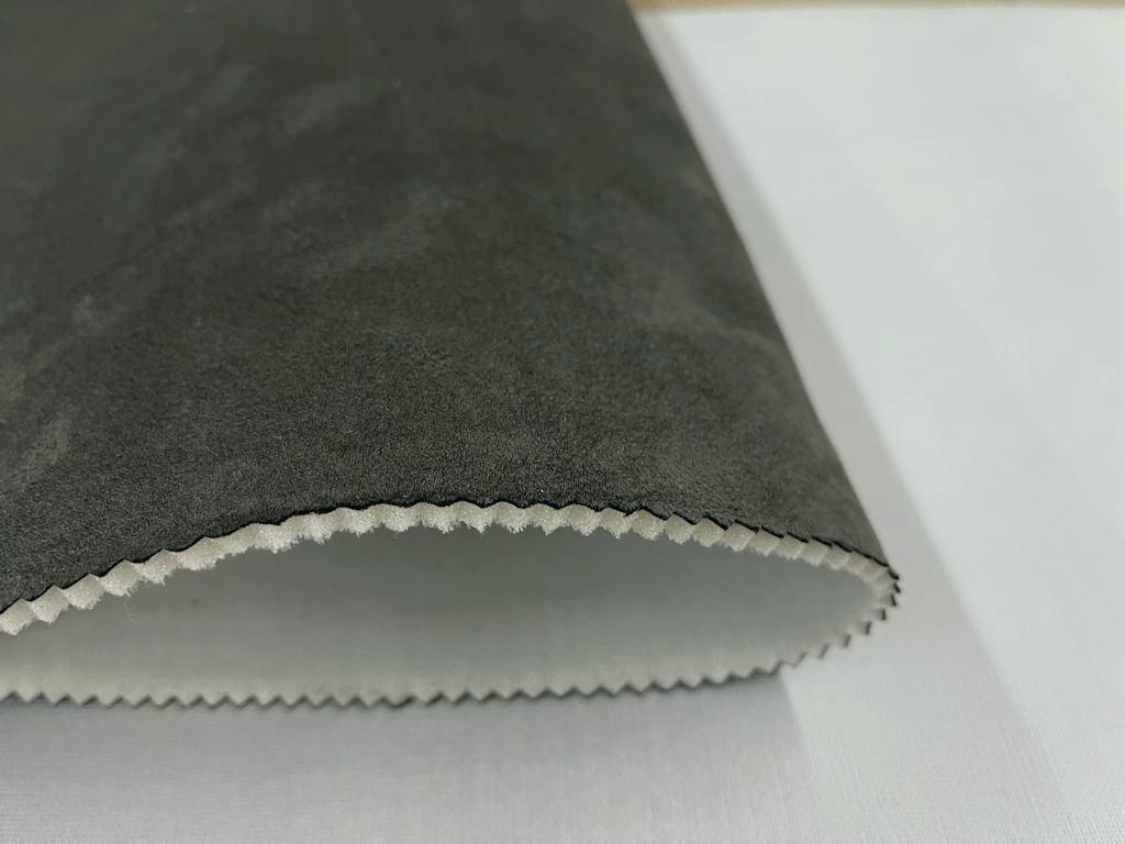 Foam Backed Upholstery Micro Suede CHARCOAL