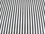 1/4 Inch Striped Charmeuse Satin BLACK