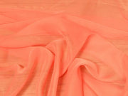 Chiffon 44 Inch Wide CORAL ORANGE