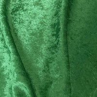 Crushed Panne Velour Velvet Christmas Green
