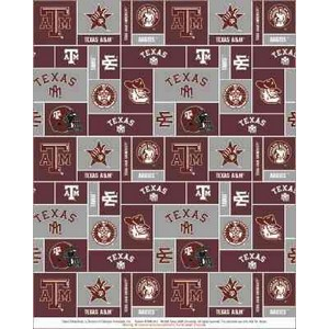 Premium Anti-Pill Texas A&M Fleece B359 "LAST PIECE MEASURES 3 YARDS"