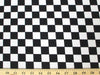 Checkered Dull Satin SMALL BLACK WHITE