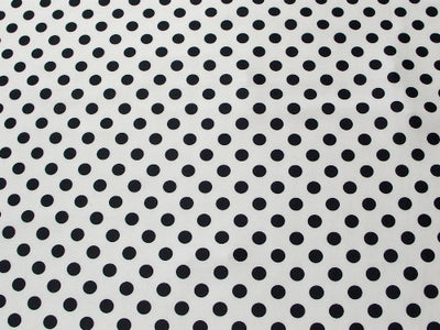 Black Polka Dots Spandex SP-46