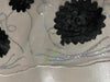 Black Floral Fancy Embroidery Mesh Lace FEM-14