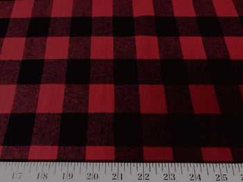 100% Cotton Buffalo Plaid Flannel FLA-1