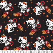 Anti-Pill Hello Kitty On The Go Black Fleece 207