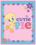 Premium Anti-Pill Tweety Bird Cutie Pie Panel Fleece B109