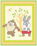 Premium Anti-Pill Looney Tunes Happy Days Panel Fleece B249