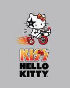 Premium Anti-Pill Hello Kitty Bicycle Kiss Panel Fleece B259