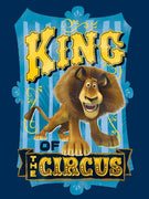 Premium Anti-Pill Madagascar King Of The Circus Panel Fleece B80