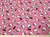 Anti-Pill Hello Kitty Leopard Hot Pink Fleece A33 "LAST PIECE MEASURES 34 INCHES LONG"