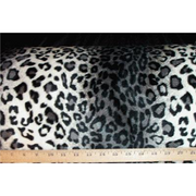 Velboa Animal Skins Fur Leopard Grey