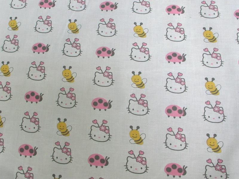 Springs Creative Hello Kitty Polka Dot Cotton Fabric - Each