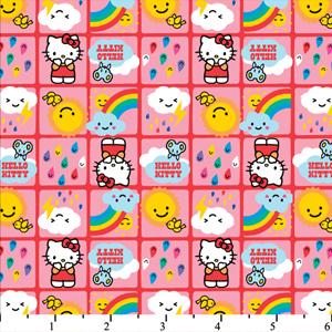 Hello Kitty Rain Or Shine Pink Cotton HK-19