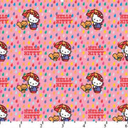 Hello Kitty Rainy Day Pink Cotton HK-22