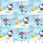 Hello Kitty Let It Rain Blue Cotton HK-24