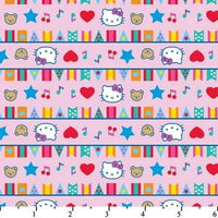 Hello Kitty Big Top Flags Pink Cotton HK-26